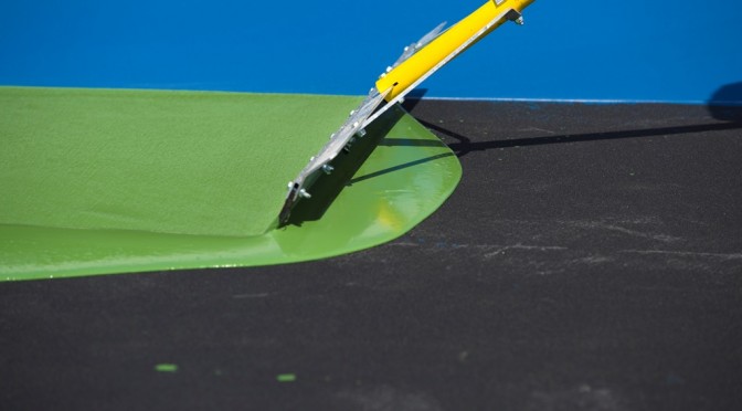 How to Paint a Tennis Court