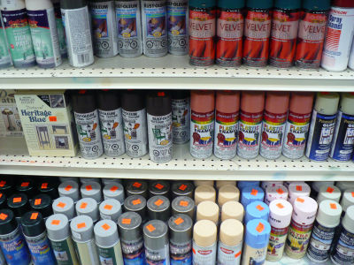 Does the Dollar Store Have Spray Paint
