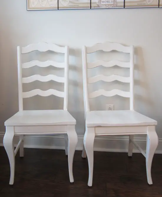 How to Paint Ladder Back Chairs